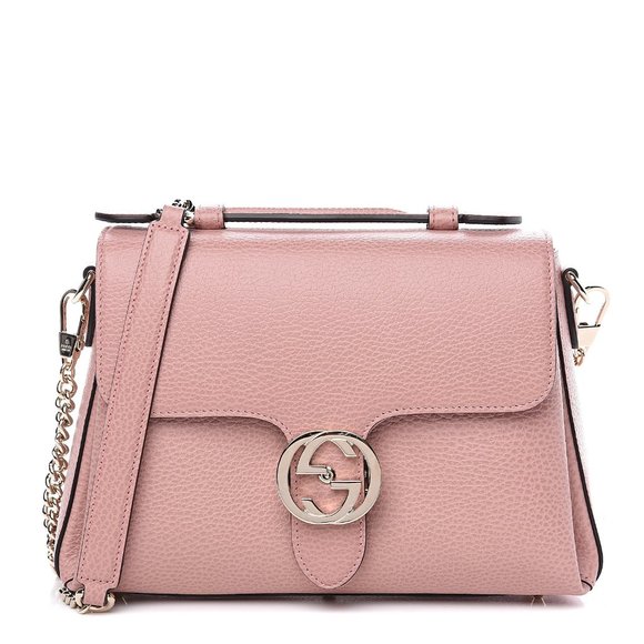 Gucci Large Top Handle Interlocking GG Crossbody - Picture 1 of 8
